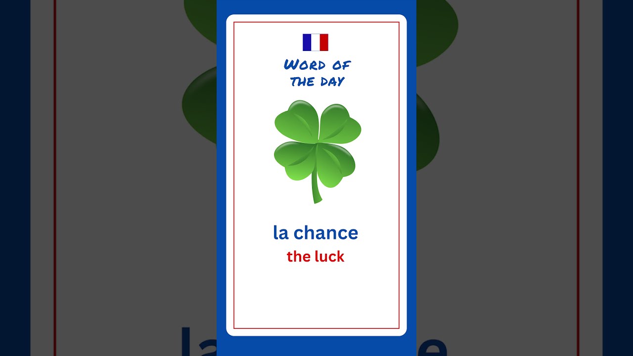 How To Say Luck In French French For Beginners YouTube How To Say Luck In French French For Beginners YouTube