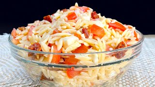 Bu İtalyan tarzı salata gününüzü güzelleştirecek! Hazırlanması kolay!