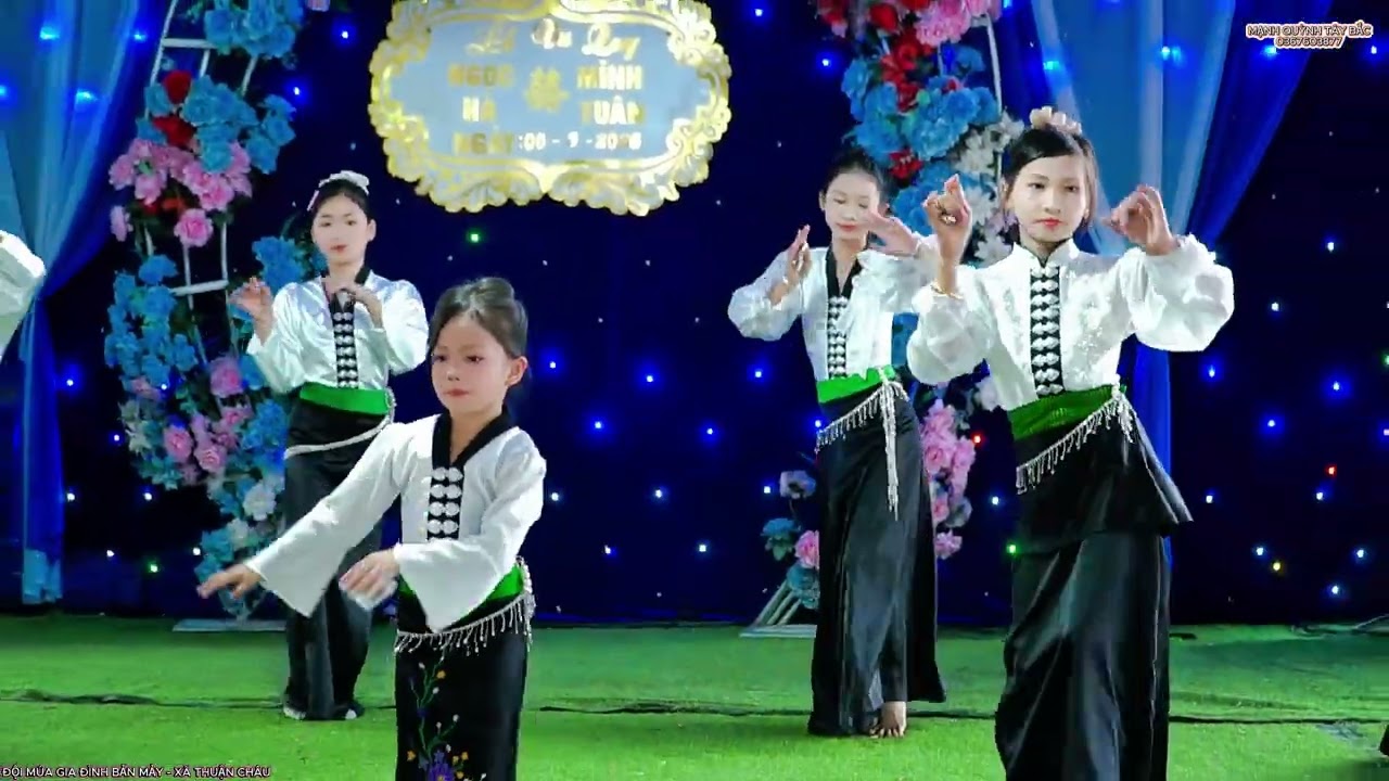 CÔ GÁI SẦM NƯA - ĐỘI MÚA NHÍ THỂ HIỆN MỪNG LỄ VU QUY [[ NGỌC HÀ & MINH TUÂN ]]