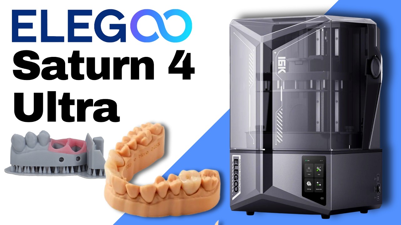 💰 ¿12K vs 16K? -Elegoo Saturn 4 Ultra para odontología❓