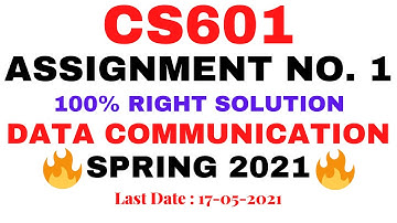 CS601 ASSIGNMENT 1 SOLUTION 2021 | CS601 ASSIGNMENT 1 FALL 2021 | CS601 ASSIGNMENT 1 2021 | VuTech