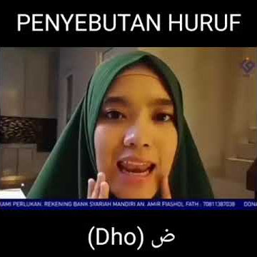 Belajar Penyebutan Makhorijul huruf dho (ض) bersama Kak Nabila Hafidz Indonesia