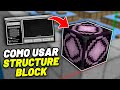 Como Usar o Bloco de Estrutura no Minecraft para fazer FARMS