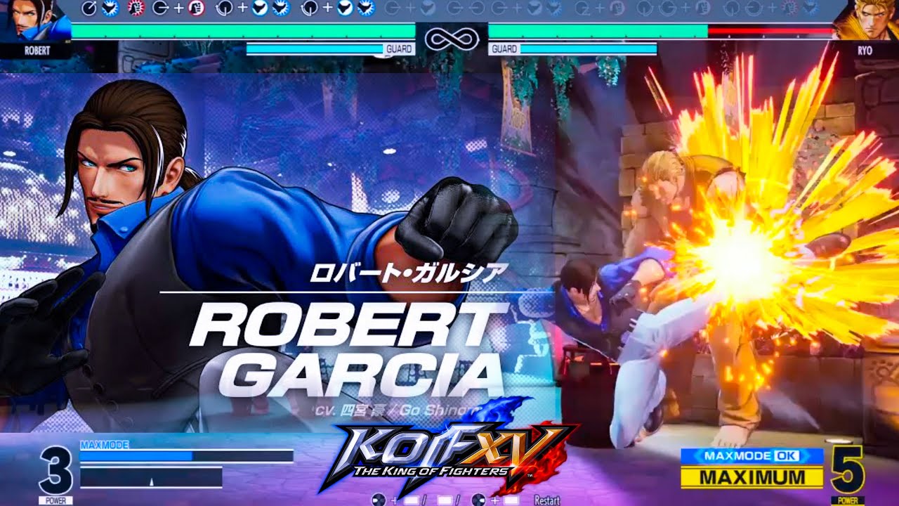 KOF XV ROBERT GARCIA COMBO TOP #shorts #kofxv - YouTube