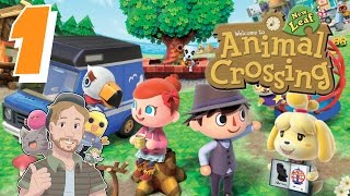 Animal Crossing New Leaf 3DS - PART 1 | Building  a community! | Epic Hedgie