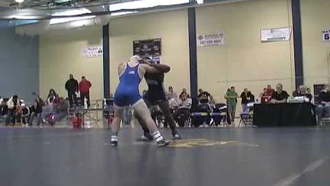 174 Glenn Rhees 2008 NJCAA Wrestilng Semi-Finals m...