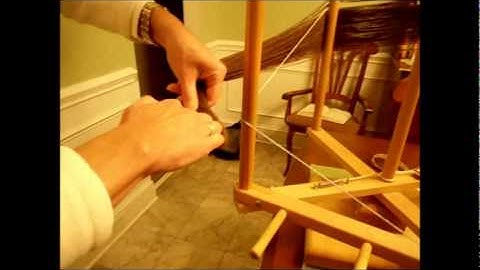 How to Weave on a Loom - Video 6 - Measuring a warp for weaving Part 2