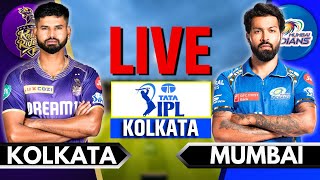 Live: KKR vs MI Live Match | IPL Live Score & Commentary | Kolkata vs Mumbai Live | IPL 2024 Live