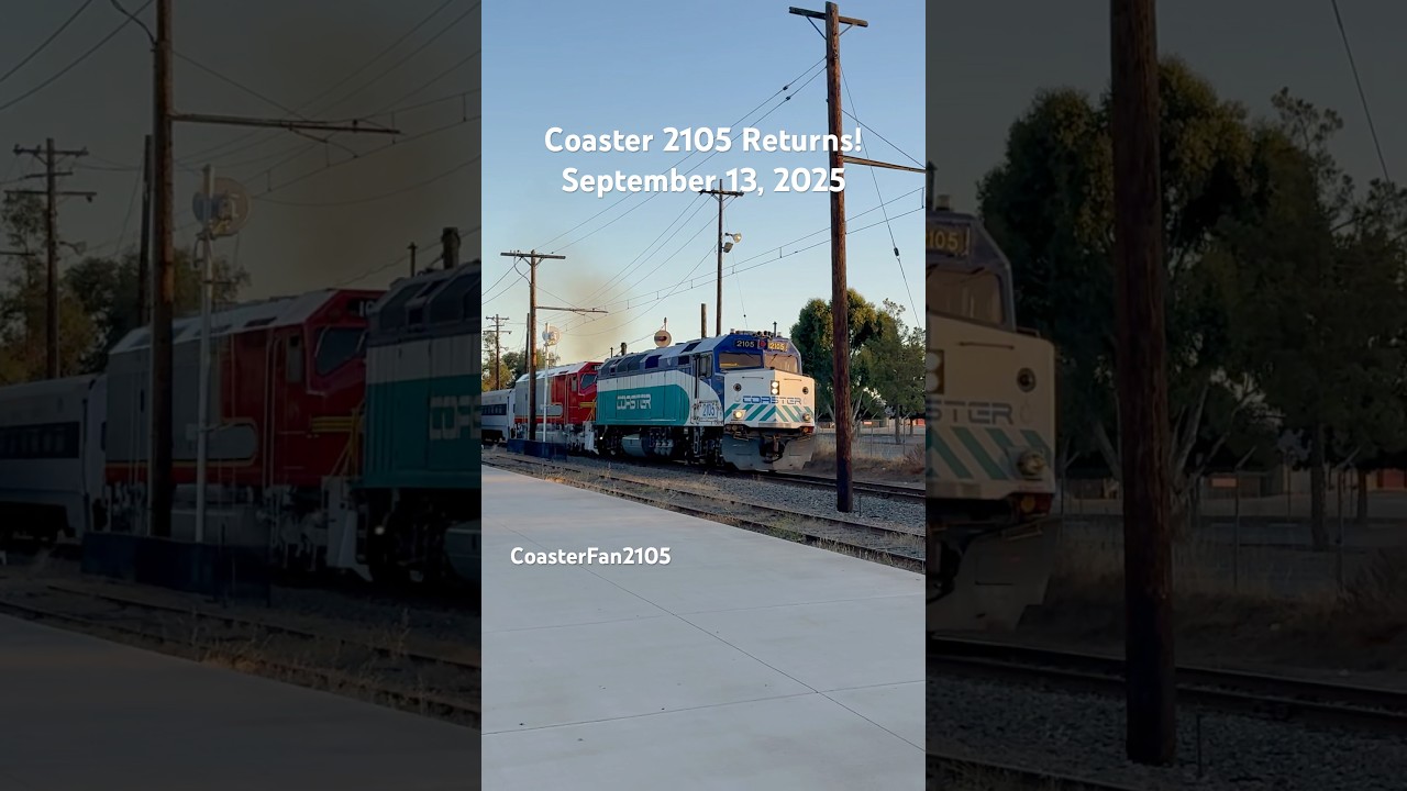 Coaster 2105 at the SoCal Railway Museum 