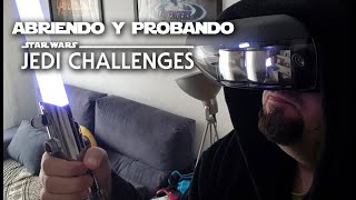 ABRIENDO Y PROBANDO STAR WARS JEDI CHALLENGES - JESUSNOID - GAFAS REALIDAD AUMENTADA