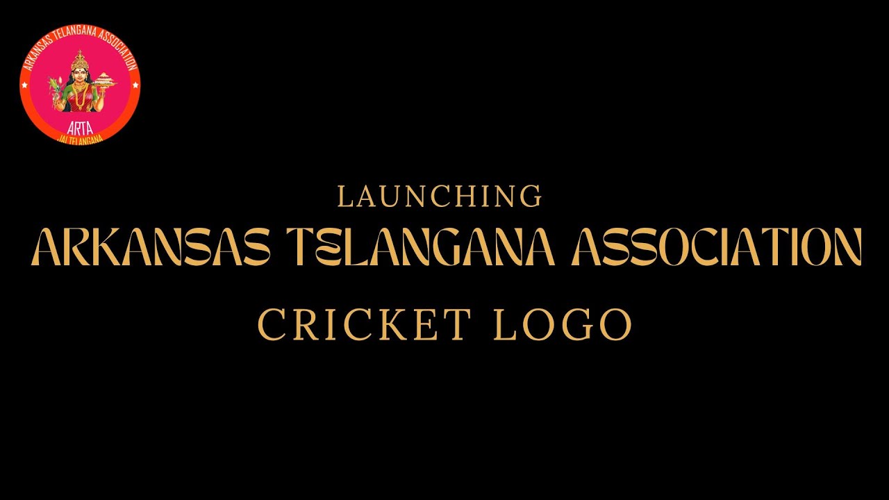 Arkansas Telangana Association Cricket Logo Launch