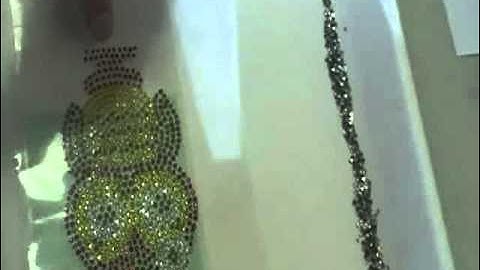 How to create a multi color Rhinestone Transfer T-Shirt Design