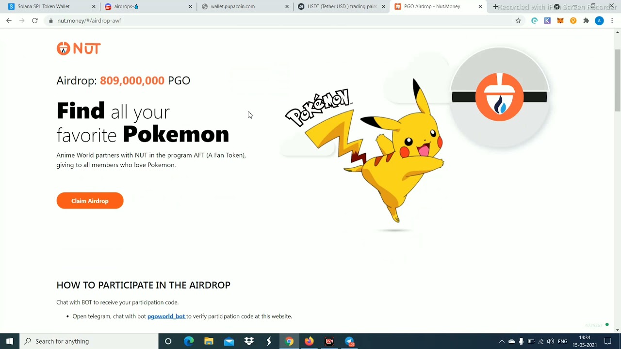 How To Claim Pgo Token Tech Dost Youtube