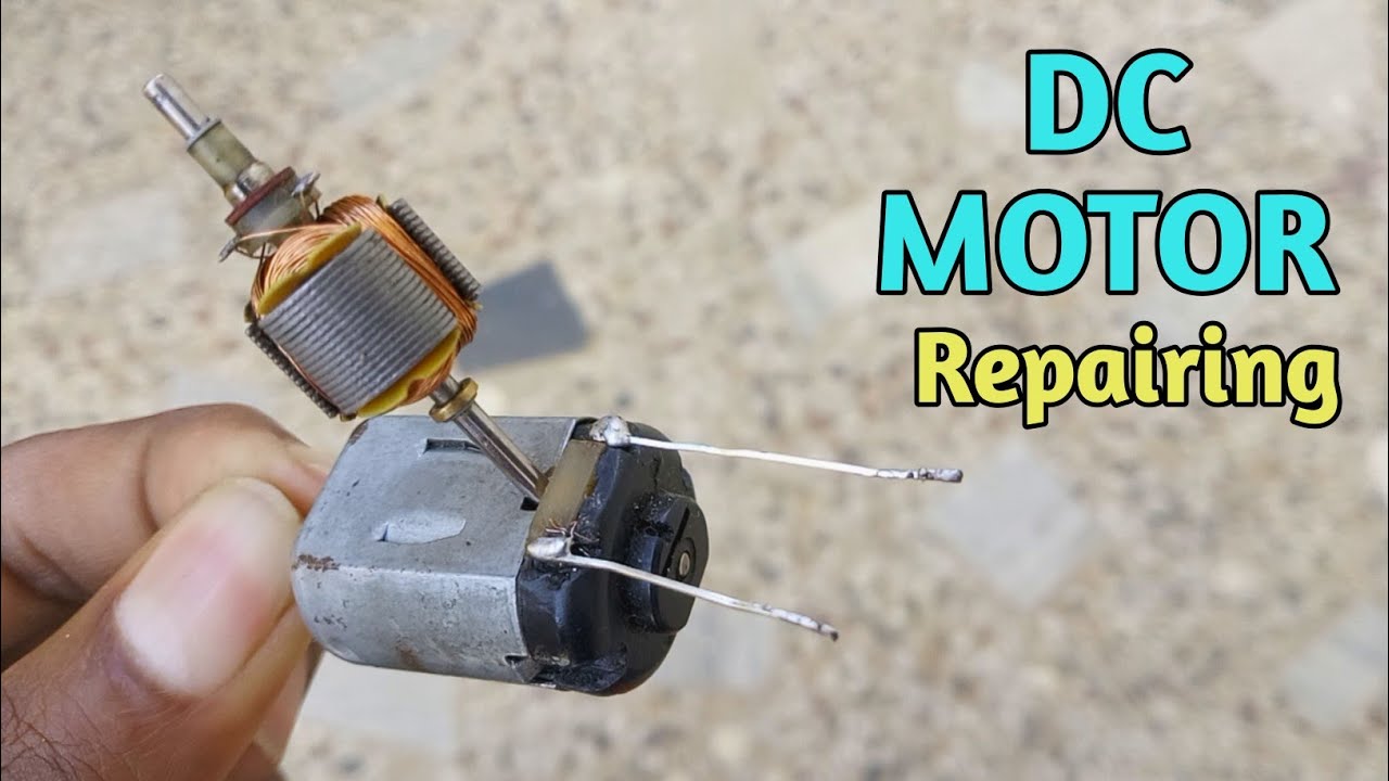 DC Motor All problems Repairing in Hindi💯% How to repair DC motor 🔥 ...