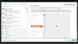 Dataiku   Embedded Alation Catalog Chooser