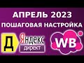 Копеечный трафик на WB апрель 2023 через Яндекс Директ