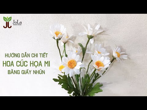 Video Cách làm cúc họa mi bằng giấy/ How to make paper daisy... - youtube