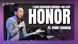 Ps. Ronny Budiman - Honor