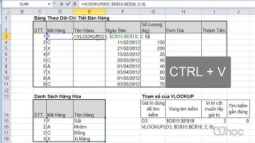 Học Excel Chuyên Nghiệp | Bài 7: Các hàm Excel cơ bản : Hàm tìm kiếm  VLOOKUP & HLOOKUP # 30
