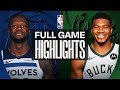 MINNESOTA TIMBERWOLVES Vs MILWAUKEE BUCKS FULL GAME HIGHLIGHTS January 13 2026