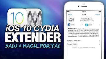 How To Automatically Re-Sign YALU/MACH_PORTAL iOS 10 - 10.2 JAILBREAK w/ Cydia Extender NO COMPUTER