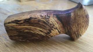 Stabilising Spalted Holm Oak