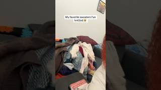 These are just my fav sweaters I’ve knitted, not even all of the sweaters I’ve knitted 😆 #knitting