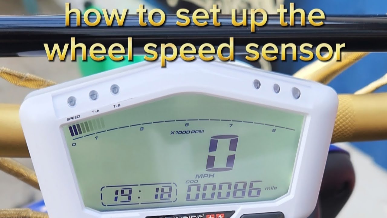how to set up a stage 6 gauge speedometer wheel speed sensor - YouTube