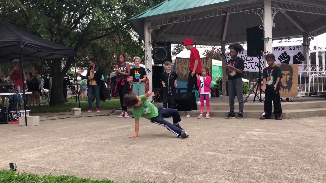 Bboy Kazmatazz at Columbus Community Pride 2019