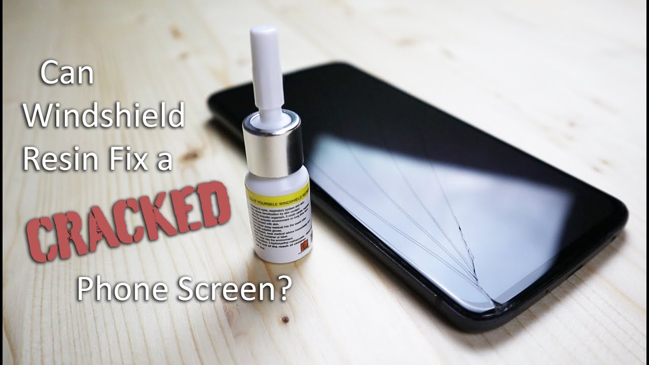 Can You Fix Your Phone Screen with a Windshield Repair Kit?.. Does It  Work?? 