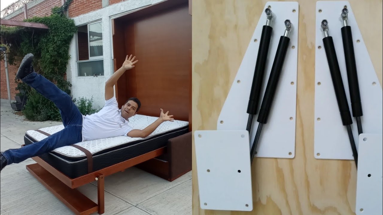 FOLDING BED HARDWARE AS INSTALLED / THE MURPHY BED 