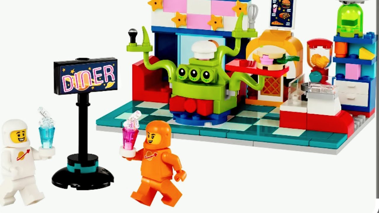 Обзор Lego 40687 Alien Space Diner