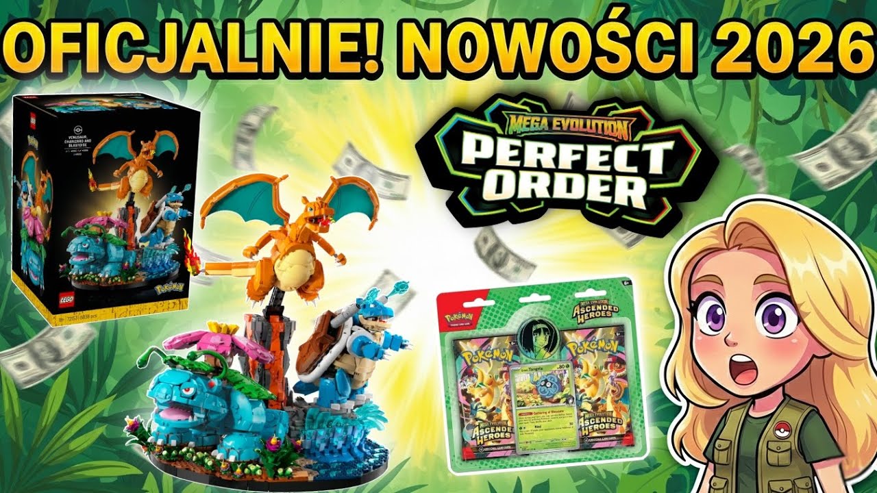 OFICJALNIE: LEGO Pokemon i Nowe Karty! Kalendarz Premier 2026 📅