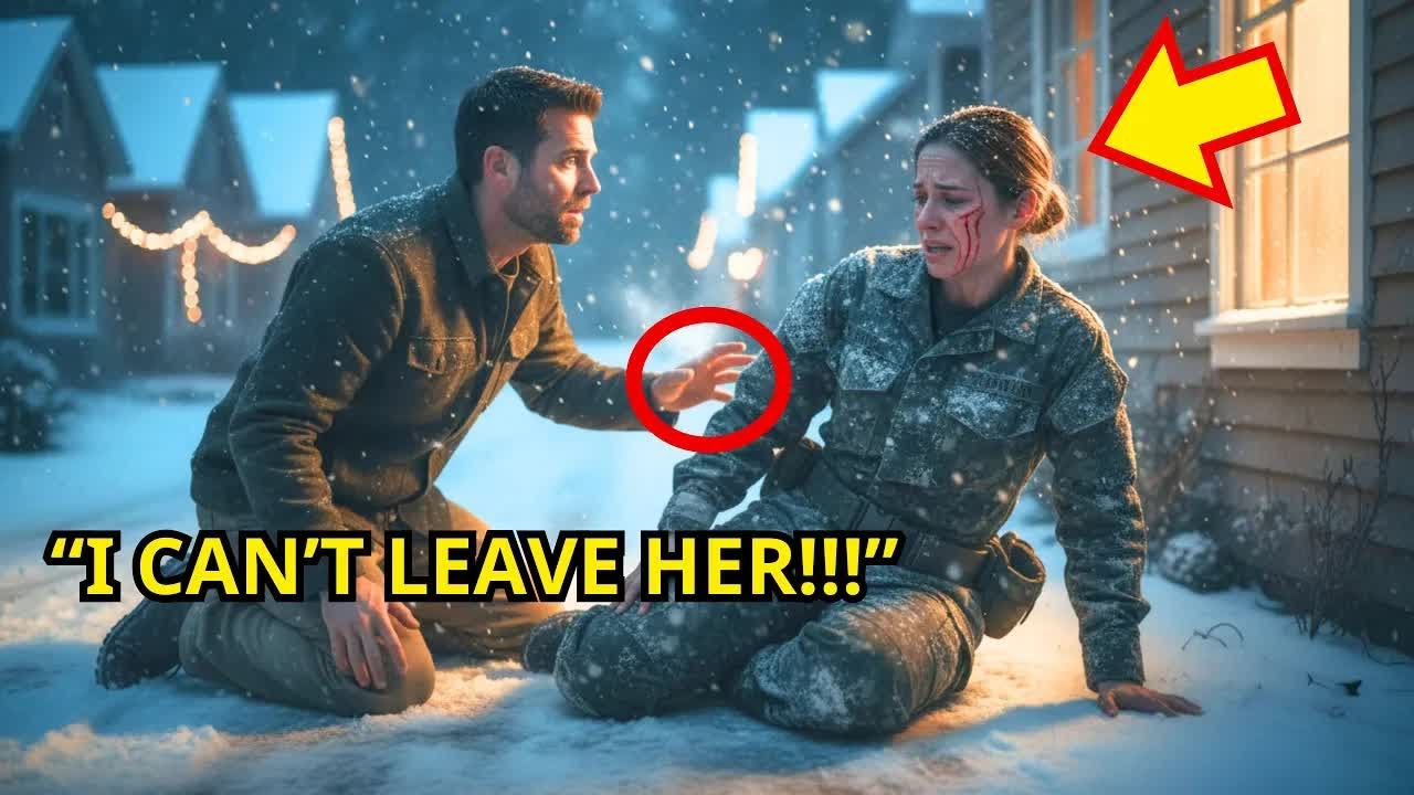 A Female SEAL Collapsed Alone on Christmas Night — What a Single Father Did Next No One Expected