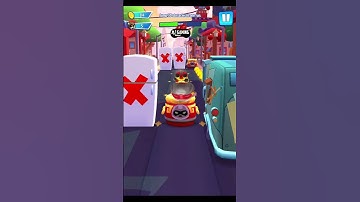 Talking Tom Hero Dash Super Tom Jump 30 Obstacles in One Run Funny Race Android iOS Gameplay #Shorts