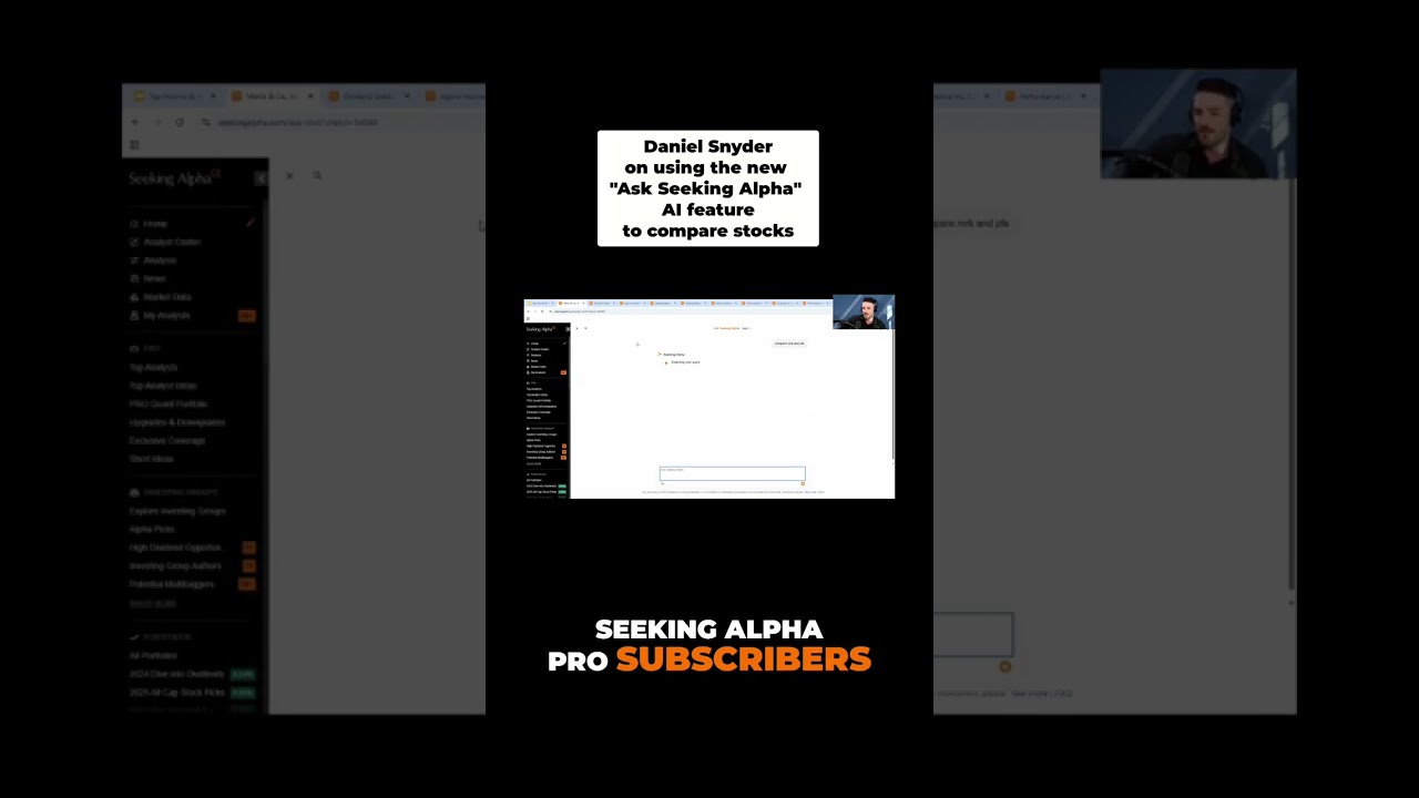 Seeking Alpha AI: Compare MRK and PFE Instantly! 