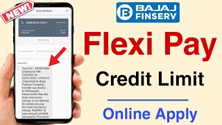 Bajaj Finance Flexi Loan | How to Apply Online