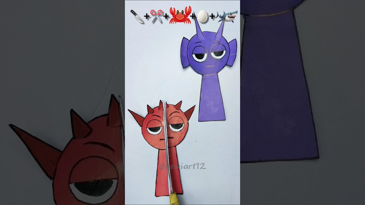 Semi Hemi 🔴🟣Sprunki Oc with emojimixing! 