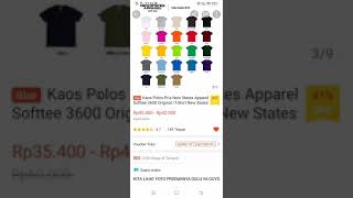REVIEW PRODUK NEW STATES APPAREL SOFT TEE 3600 VIA SHOPEE screenshot 5