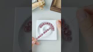 💎 Elegant Pink Crystal Bracelet | Sparkling Beaded Jewelry for Daily Elegance #handmade #diyjewelry