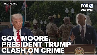 President Trump, Gov. Moore clash on crime & policy