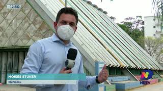 Prefeito assina ordem de servico para reforma da escola Wilhelm Theodor Shurmann