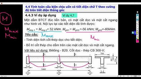 [BTCT1]_CHAPTER 4_CHỮ T_CỐT ĐƠN_VÍ DỤ TÍNH VÀ CẤU TẠO THÉP DẦM