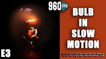 Incandescent Lamp / Bulb in Slow Motion | 960 FPS | Slomograph E03