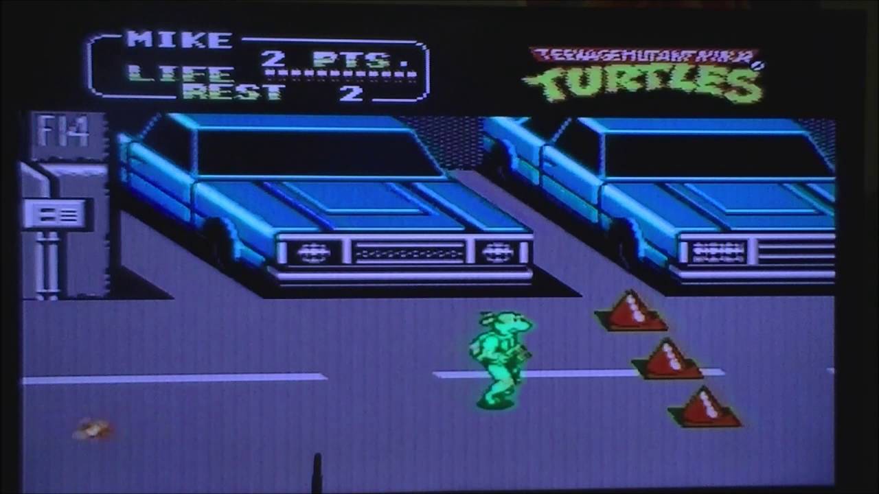 Teenage Mutant Ninja Turtles 2 The Arcade Game AZWC Review for nes