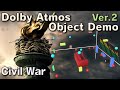 Civil War |Ver.2| Dolby Atmos Object Demo (Cavern Driver)