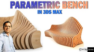 Creating Parametric Bench Design  in 3ds max| Easy & Useful
