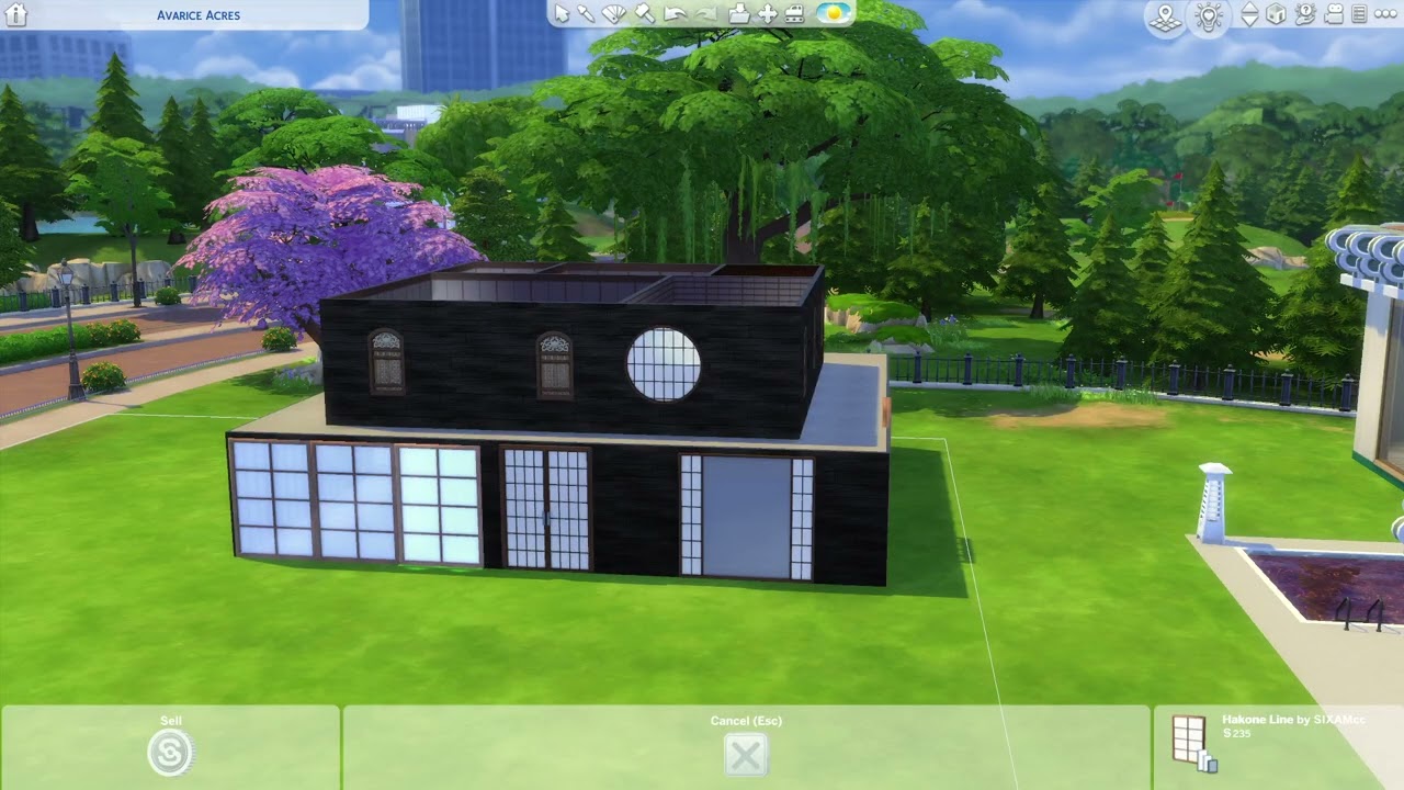 Sims 4 Asian Inspired Build Gameplay