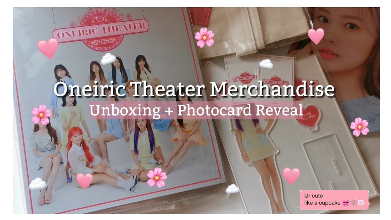 Unboxing IZ*ONE Oneiric Theater Merchandise - YouTube