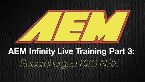 AEM Infinity Live Training: K20 Supercharged NSX Part 3 | Evans Performance Academy